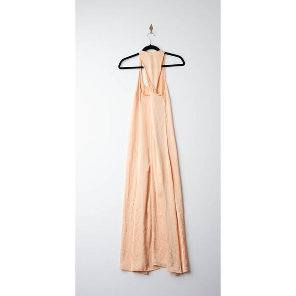 Rosetta Getty x RTR Twist Back Shift Peach Stain Dress - Picture 5 of 8